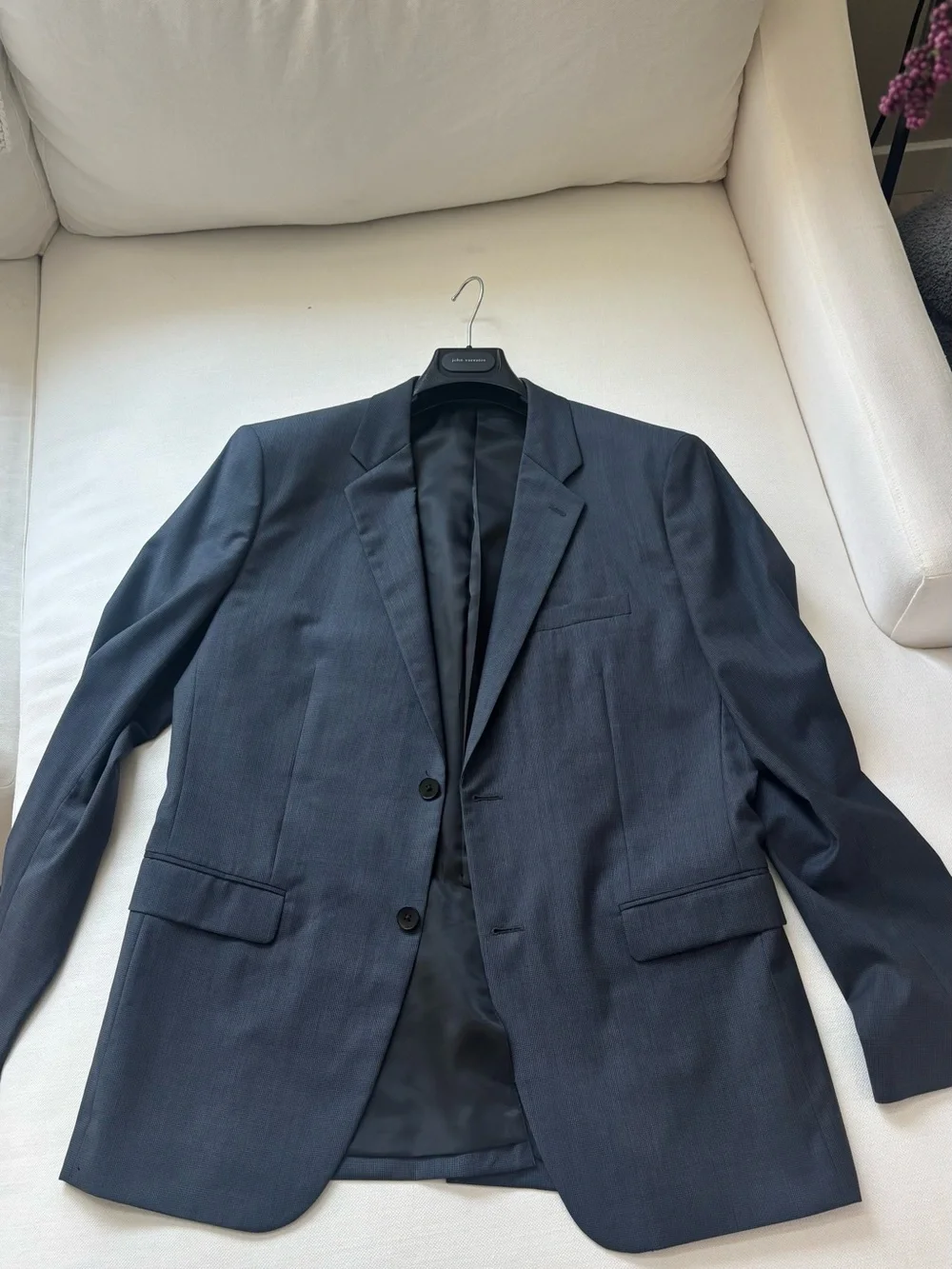 Theory Men's Dark Navy Two-Button Suit Jacket